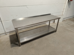 Table inox - 210x70x91 cm 